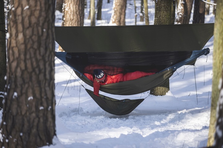 Mini hamak na sprzęt Lesovik Huba mayfly green