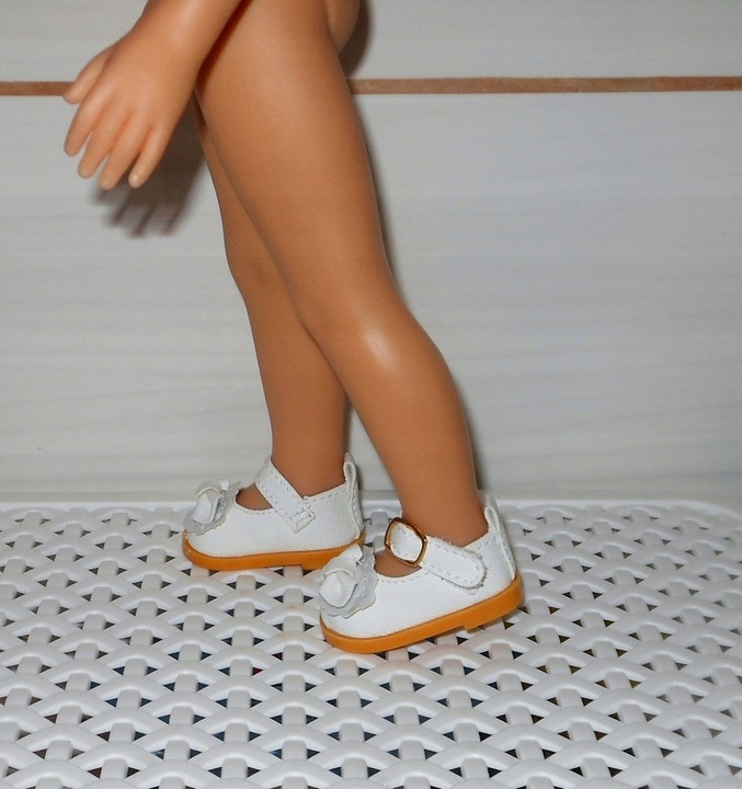 Buciki dla lalki Paola Reina 32cm z KOKARDKĄ