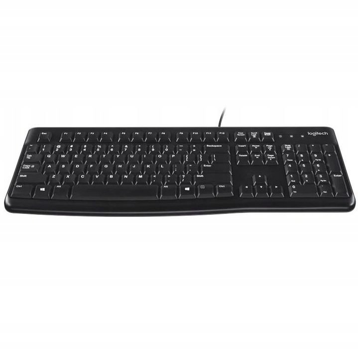 Klawiatura LOGITECH K120 czarna przewodowa USB 920-002479