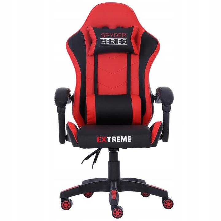 FOTEL GAMINGOWY Extreme SPYDER dla Graczy, regulowane oparcie