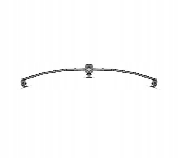Uchwyt ruchomy do monitora do biurka Multibrackets MM3385 27' na 3 Monitory