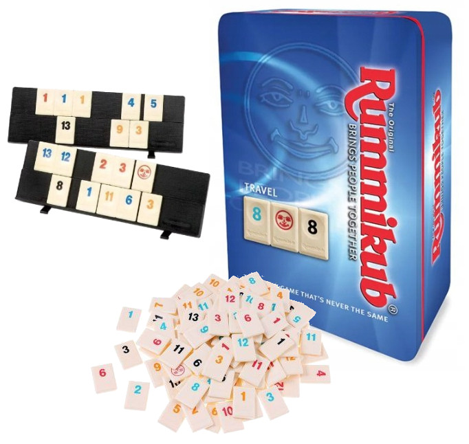Gra Rummikub Travel Tin - wersja podróżna w metalowym pudełku