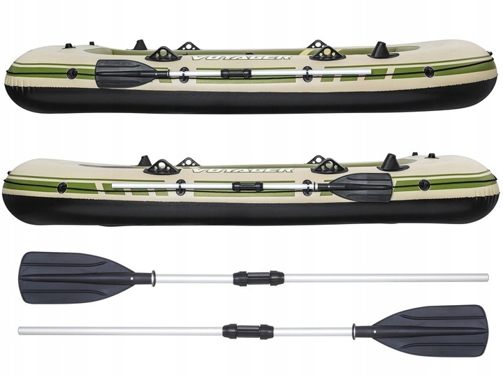 Bestway Dmuchany 3osob Ponton + wiosła 294 x 137cm Voyager X3 65164