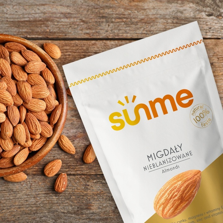 MIGDAŁY CAŁE 1kg Naturalne Hiszpiania jakość