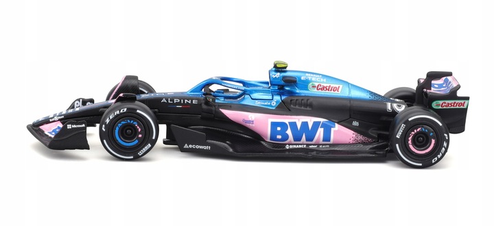 BOLID F1 BWT Alpine Team A523 2023 Pierre Gasly 1:43 model BBURAGO 18-38072