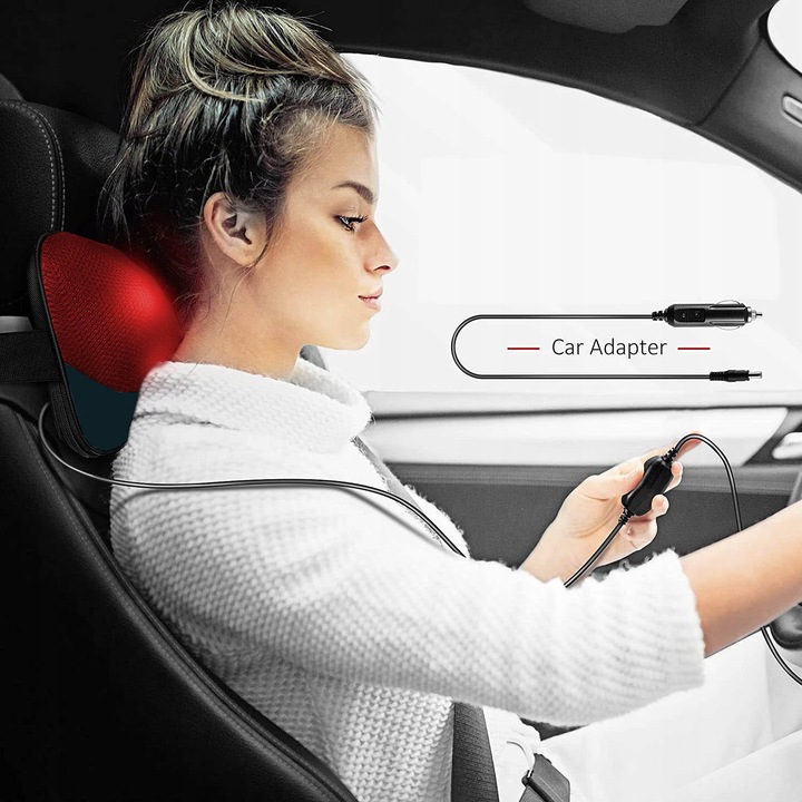 Poduszka masująca shiatsu masażer do pleców karku