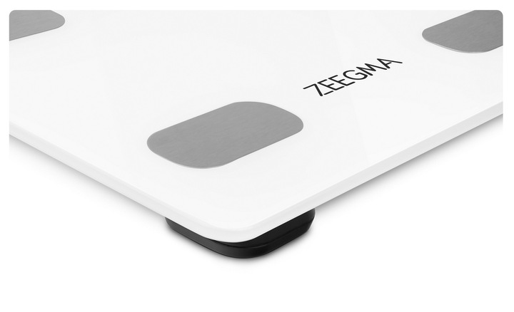 INTELIGENTNA WAGA ŁAZIENKOWA BLUETOOTH ANALITYCZNA APLIKACJA ZEEGMA 17W1
