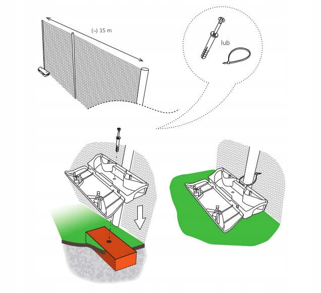 2x Karmnik Duża Stacja Deratyzacyjna + Trutka na Myszy i Szczury 150gr VACO