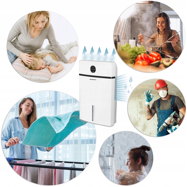 OSUSZACZ POWIETRZA POCHŁANIACZ WILGOCI 2000ml 65W