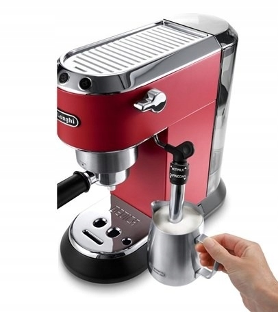 Ciśnieniowy Ekspres kolbowy do kawy spieniacz SLIM DeLonghi EC685.R (NK)