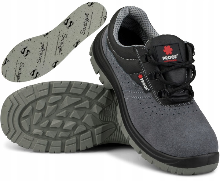 Buty robocze BHP z Metalowym Noskiem ANTYPRZEBICIOWE S1P KAPS3 + WKŁADKA