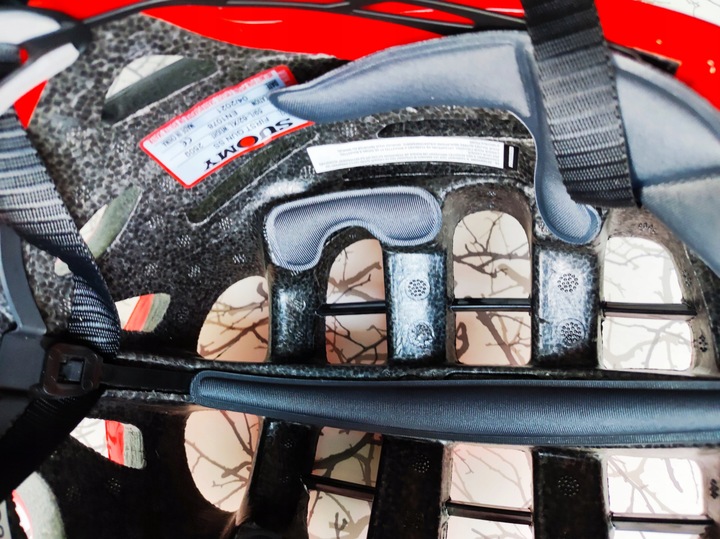 Kask Suomy First Gun RED r. L 59-62 Smart Strap