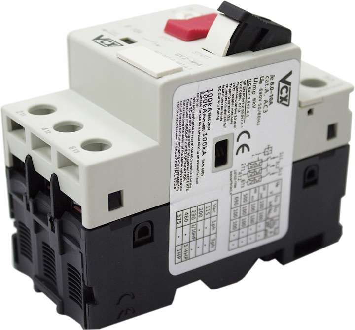 Wyłącznik silnikowy GV2 6,0-10A