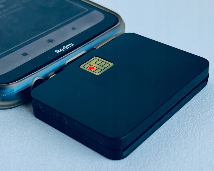 Czytnik Kart Kierowców | Kwadrat | USB - C | Adapter na USB - A|