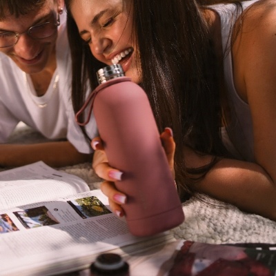 Butelka Termiczna Mojo 500 ml BPA FREE 12/24H - Sand/Piaskowa/Beżowa