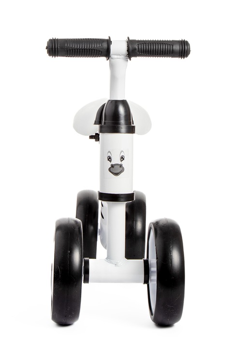 Biały rowerek jeździk pchacz dla dzieci Zebra. Pierwszy rowerek od 1 roku