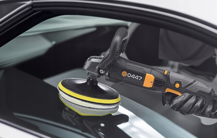 POLERKA SAMOCHODOWA SZLIFIERKA 4x GĄBKA REGULACJA OBROTÓW 2600W +MP Majster