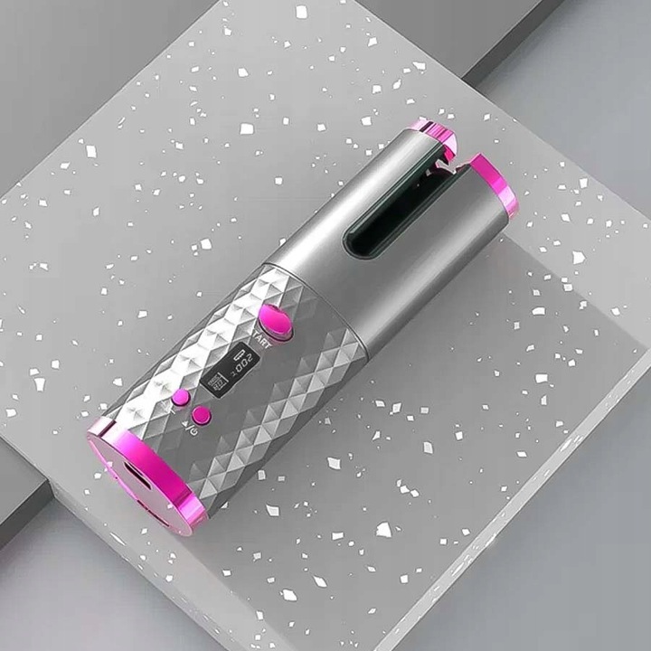 AUTOMATYCZNA LOKÓWKA DO WŁOSÓW Z POWŁOKĄ CERAMICZNĄ LCD