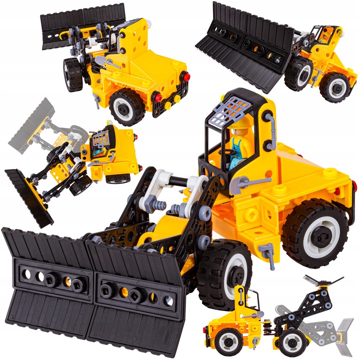 MEGA ZESTAW Klocki Konstrukcyjne do SKRĘCANIA dla Dzieci Narzędzia 223 el.