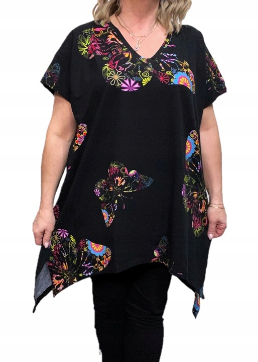 ŚLICZNA BLUZKA TUNIKA 52 54 5XL