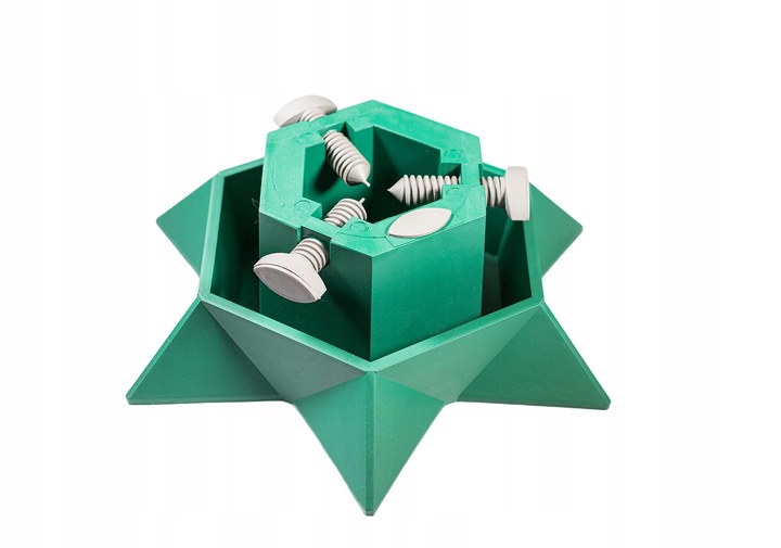 STOJAK CHOINKOWY GWIAZDA DLA CHOINEK DO 2 METRÓW ZIELONY