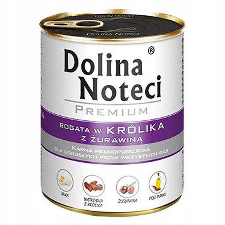 DOLINA NOTECI Premium Mokra karma dla psa MIX SMAKÓW 12x800g