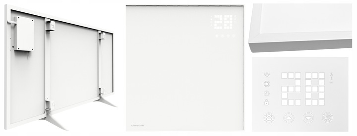 Grzejnik na podczerwień promiennik ciepła WarmUp 770W WiFi Tuya LED Pilot