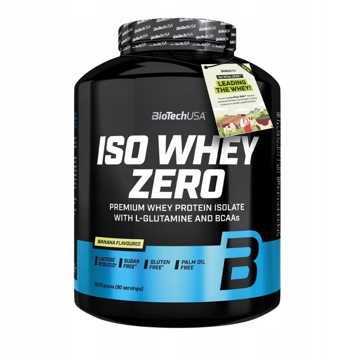 BIOTECH ISO WHEY ZERO 2270G IZOLAT BIAŁKA SERWATKI