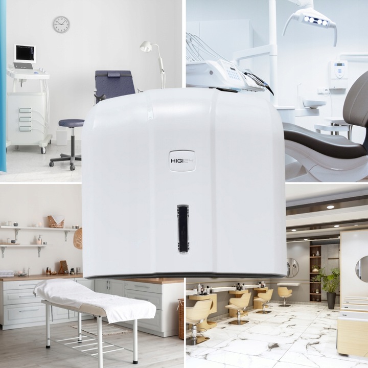 Pojemnik Dozownik Podajnik ręczniki papierowe ZZ Biały Naścienny ATEST PZH