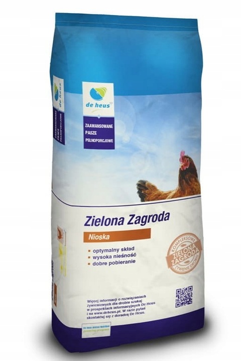 PASZA KARMA DLA KUR NIOSEK KRUSZONKA BOGATY SKŁAD DE HEUS 25 KG
