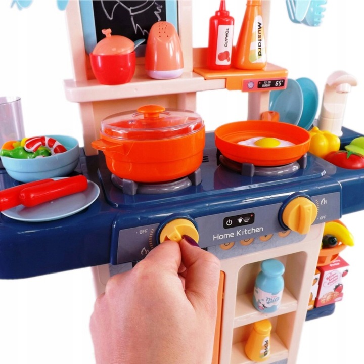 Kuchnia dla dzieci lodówka kran z wodą para 167