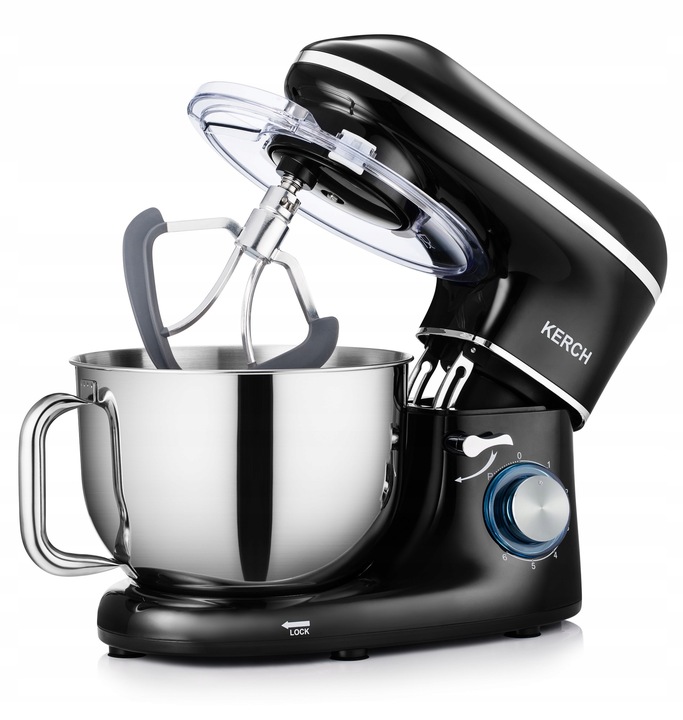 ROBOT KUCHENNY PLANETARNY MIKSER Z MISĄ KERCH MYCHEF 4000W BLACK 6,2L