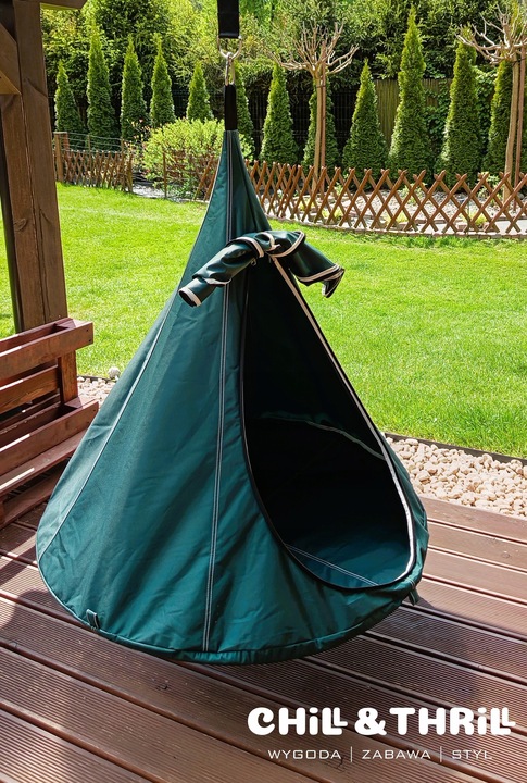 KOKON WISZĄCY NAMIOT HAMAK HUŚTAWKA GNIAZDO DO OGRODU POKOJU 100x110 INNY