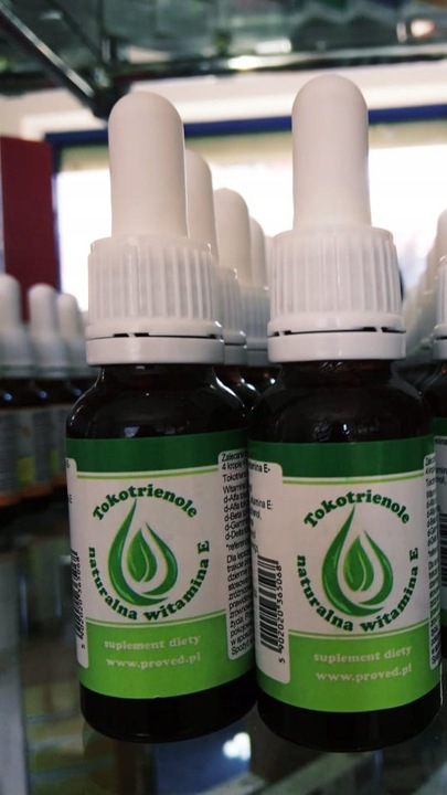 Tokotrienole w płynie naturalna witamina E 20ml 550 kropli Proved