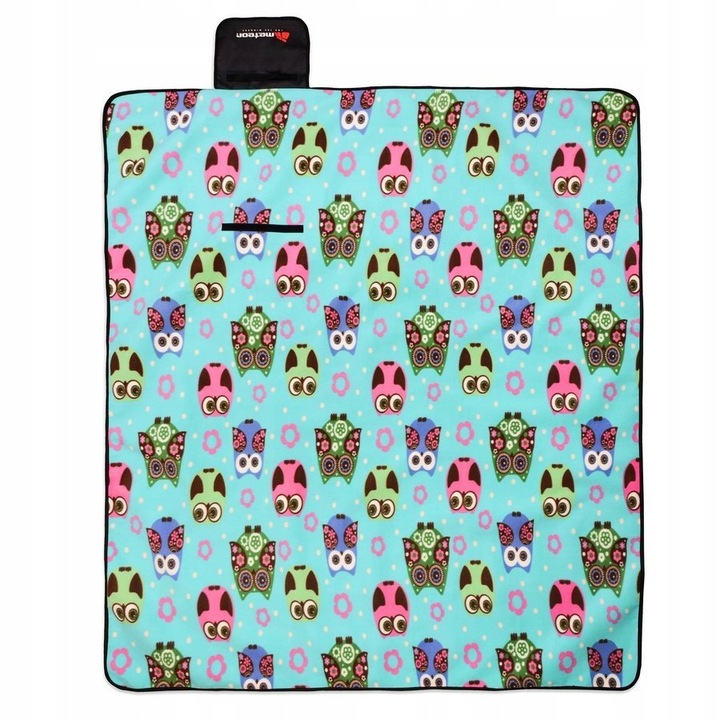 METEOR Duży Koc Na Plażę Piknik 200x200 cm