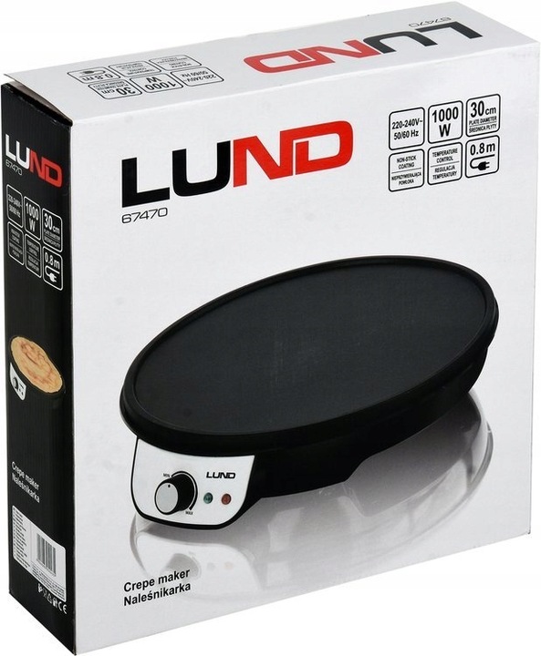 LUND 67470 NALEŚNIKARKA 1000W 30CM