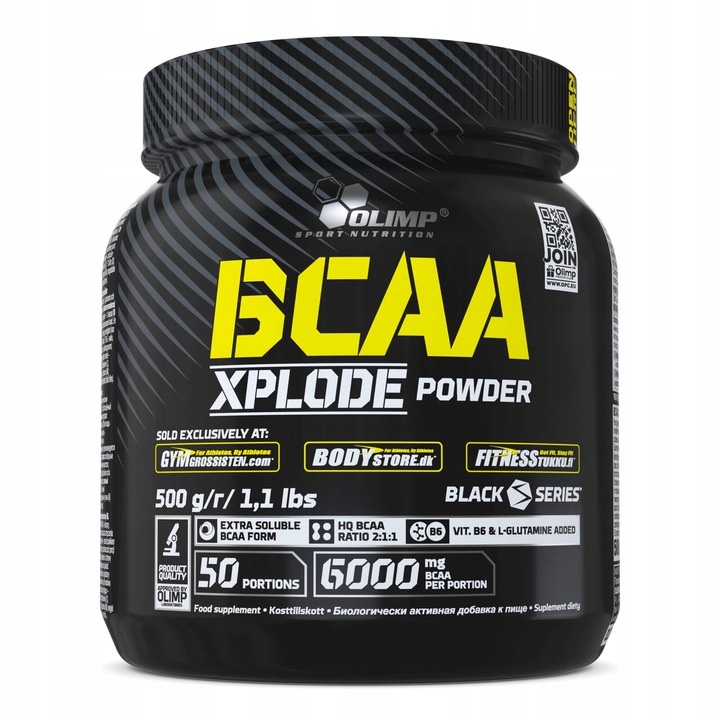Olimp BCAA Xplode Powder 500g smak pomarańczowy
