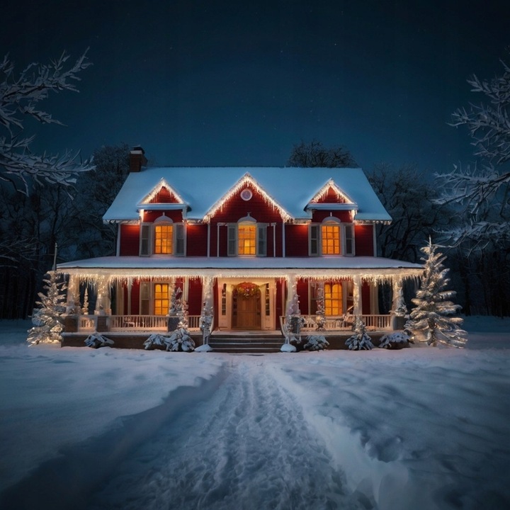 Lampki Świąteczne Światełka Choinkowe LED Zimne Zewnętrzne Flash 500 Sztuk