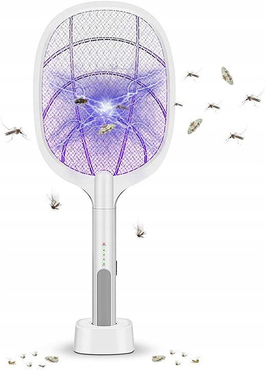 ELEKTRYCZNA ŁAPKA NA DUŻO OWADY PACKA NA KOMARY 3000V PALETKA OWADOBÓJCZA