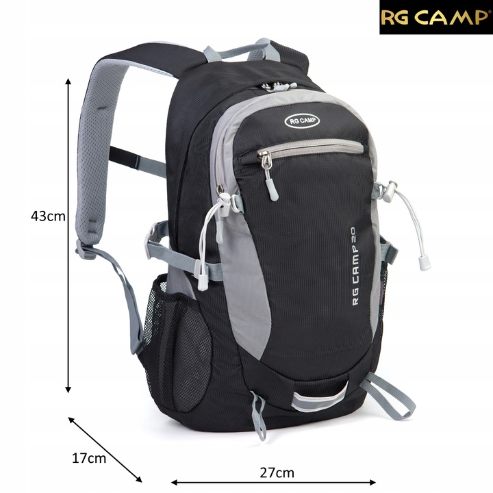 Plecak turystyczny trekkingowy 20l mały górski W GÓRY damski męski SOLIDNY