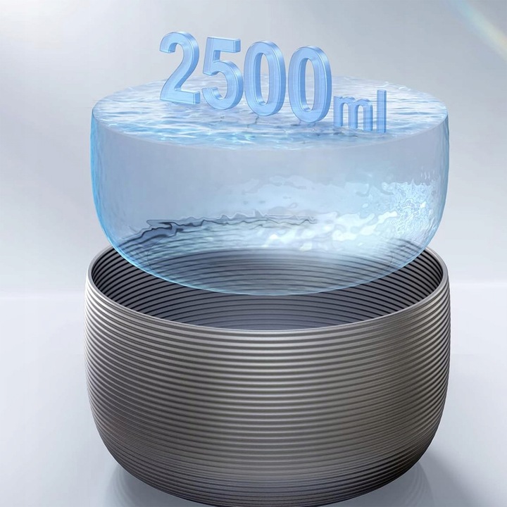 AUTOMATYCZNE PODIŁO FONTANNA 2,5L LED dla kota i psa, SUPER CICHE POIDEŁKO