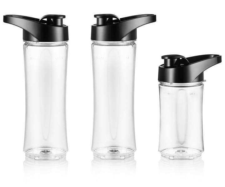 BLENDER KIELICHOWY SZKLANY DO KOKTAJLI KERCH FIT 3BIDONY 900W KRUSZY LÓD