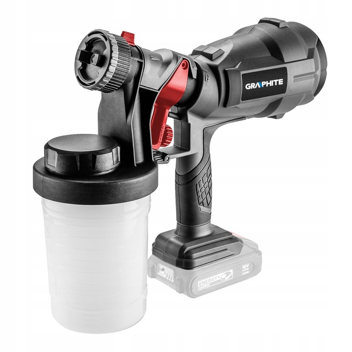 PISTOLET NATRYSKOWY HVLP + AKU 2 AH + ŁADOWARKA