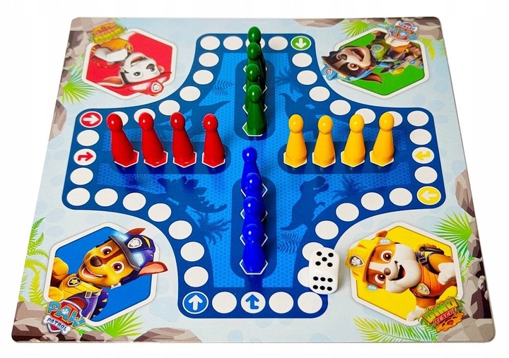 GRA PLANSZOWA PSI PATROL 35 GIER kalejdoskop gier dla dzieci +5 lat