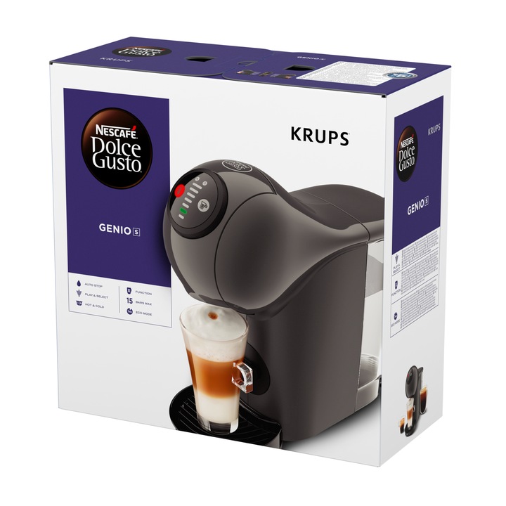 Ekspres ciśnieniowy KRUPS Nescafe Dolce Gusto Genio S Antracyt KP243B10