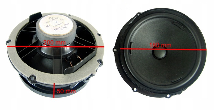 ORYGINALNE FABRYCZNE GŁOŚNIKI VW TRANSPORTER T5
