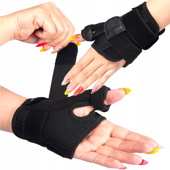 STABILIZATOR ORTEZA ZAPALENIE ŚCIĘGIEN KCIUKA NADGARSTKA DŁONI SZYNA UNIWER