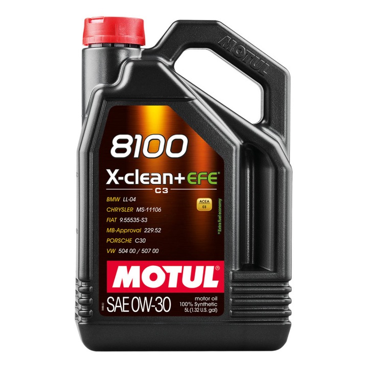 Motul 8100 X-Clean+ EFE 0W30 0W-30 5L