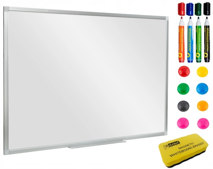 Tablica Biała suchościeralna magnetyczna 90x60