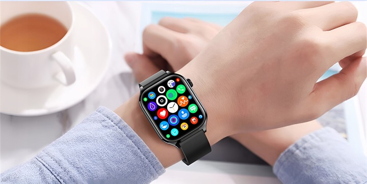 Zegarek Damski Smartwatch 380MAH ROZMOWY AMOLED Z Pomiar Cukru Ciśnienie